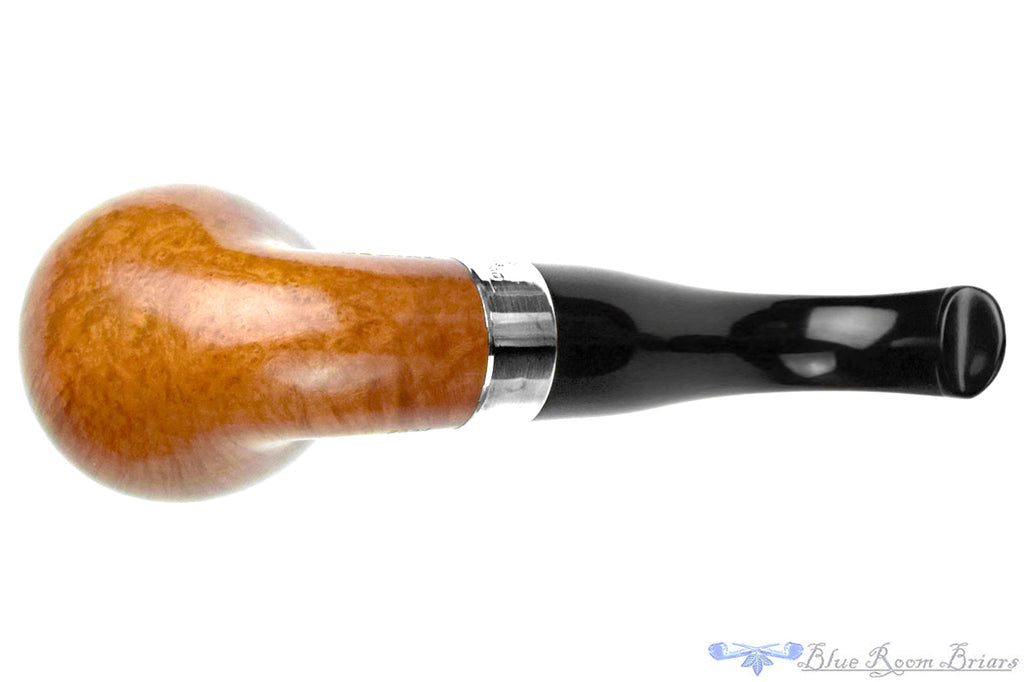 Blue Room Briars is proud to present this Peterson De Luxe XL 02 (1999 Make) Bent Apple with Silver and P-Lip UNSMOKED Estate Pipe