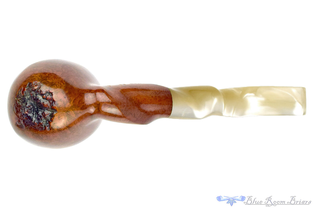 Blue Room Briars is proud to present this J.M. Boswell (1999 Make) Magnum Bent Apple with Plateau UNSMOKED Estate Pipe
