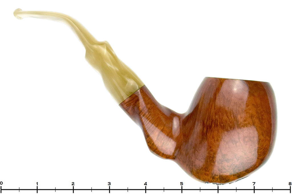 Blue Room Briars is proud to present this J.M. Boswell (1999 Make) Magnum Bent Apple with Plateau UNSMOKED Estate Pipe