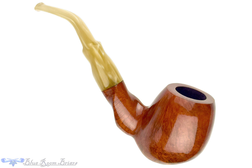 Blue Room Briars is proud to present this J.M. Boswell (1999 Make) Magnum Bent Apple with Plateau UNSMOKED Estate Pipe