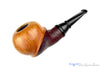 Blue Room Briars is proud to present this Jan Pietenpauw Pipe Partial Blast Tomato with Ebonite