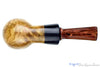 Blue Room Briars is proud to present this Tom Richard Pipe Olivewood Pear with Morta