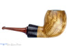 Blue Room Briars is proud to present this Tom Richard Pipe Olivewood Pear with Morta