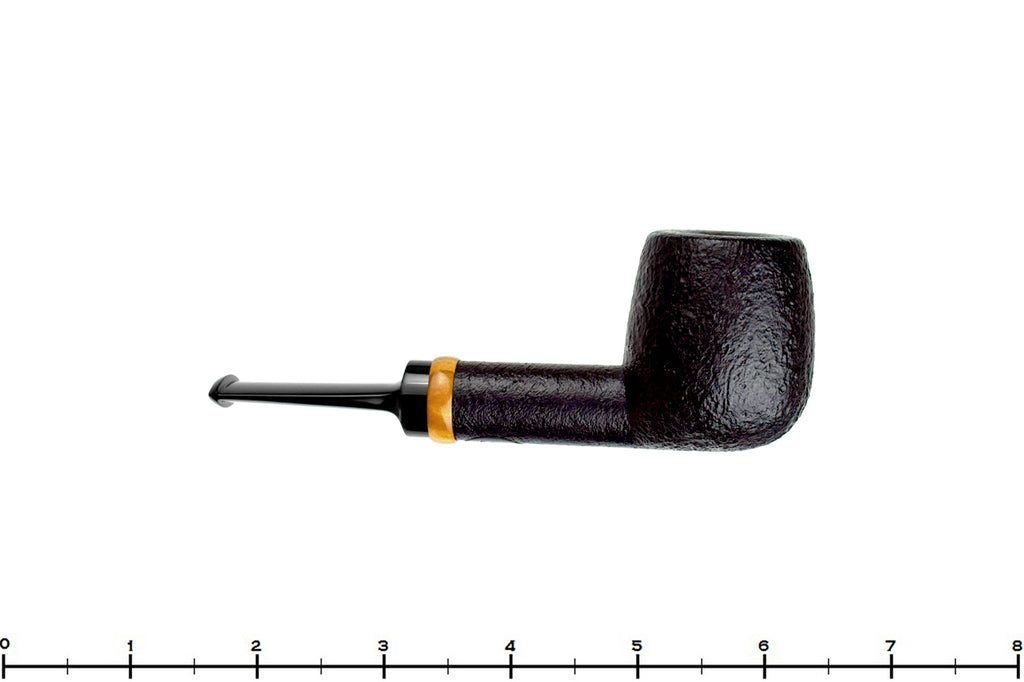 Blue Room Briars is proud to present this C. Martin Pipe by Chris Mattioda Black Blast Billiard with Olivewood