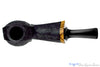 Blue Room Briars is proud to present this C Kent Joyce Bent Black Blast Blowfish with Zebrawood Estate Pipe