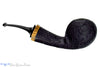 Blue Room Briars is proud to present this C Kent Joyce Bent Black Blast Blowfish with Zebrawood Estate Pipe
