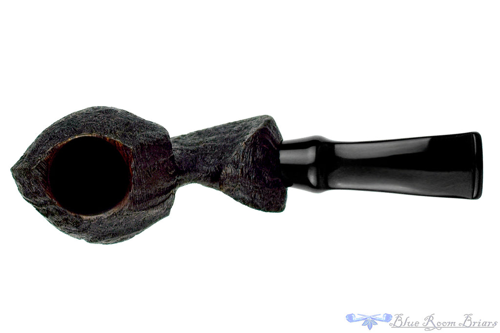 Buckeye Bent Sandblast Blowfish Estate Pipe
