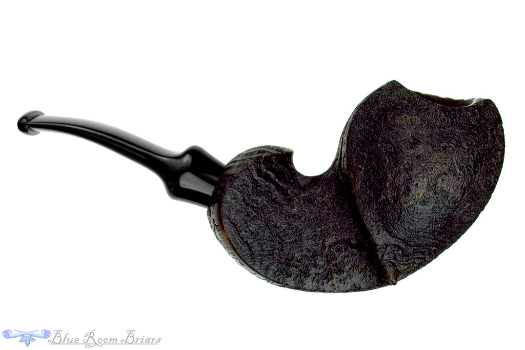 Buckeye Bent Sandblast Blowfish Estate Pipe