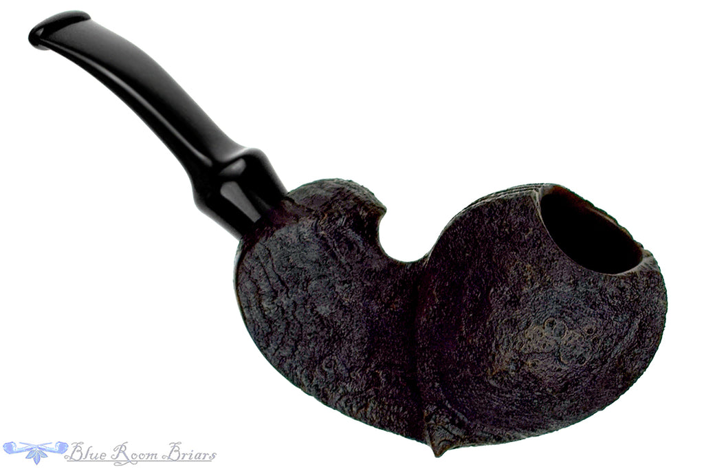 Buckeye Bent Sandblast Blowfish Estate Pipe