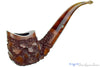 Blue Room Briar is proud to present this Mark Tinsky American Natural Carved Bent Estate Pipe