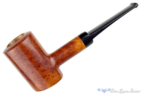 Joshua Ronish (2016 Make) Spot Carved Reverse Calabash with Brindle and Plateau Estate Pipe