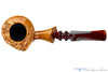 Blue Room Briars is proud to present this Ben Wade Martinique Bent Freehand Sitter UNSMOKED with Plateaux Estate Pipe