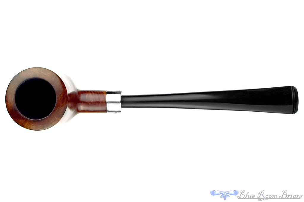 Blue Room Briars is proud to present this Peterson Poker with Nickel Estate Pipe with BRB Replacement Military Mount Stem