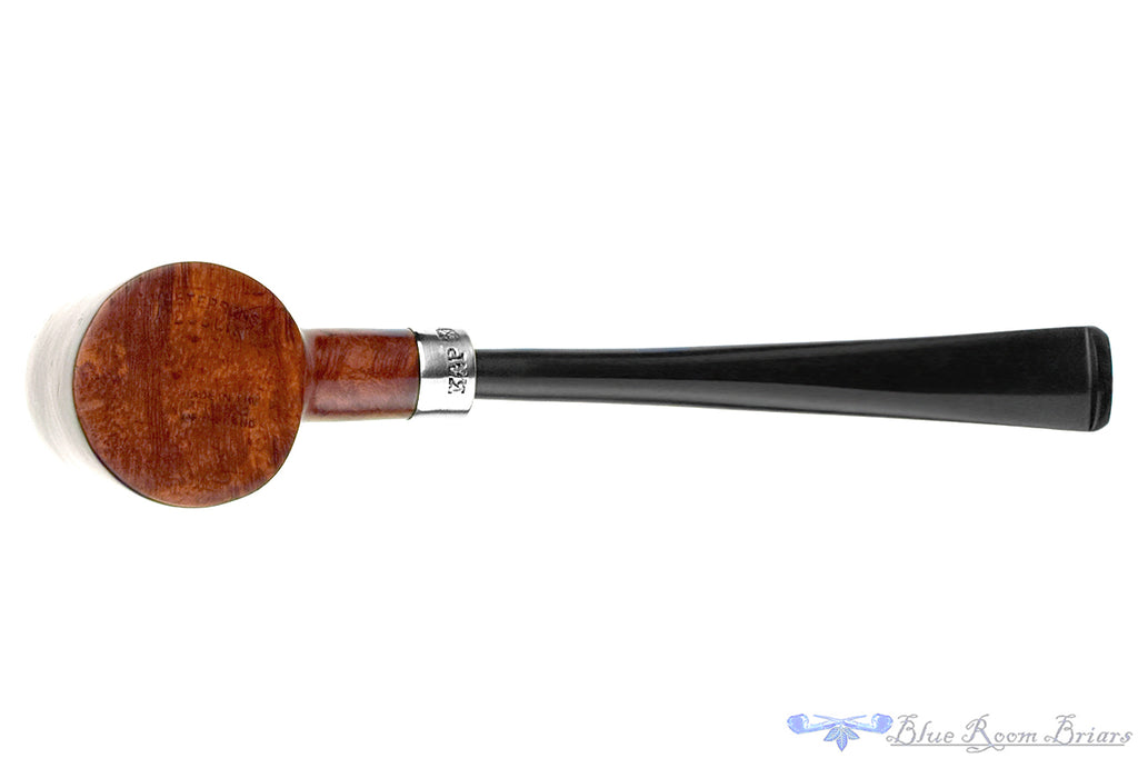 Blue Room Briars is proud to present this Peterson Poker with Nickel Estate Pipe with BRB Replacement Military Mount Stem