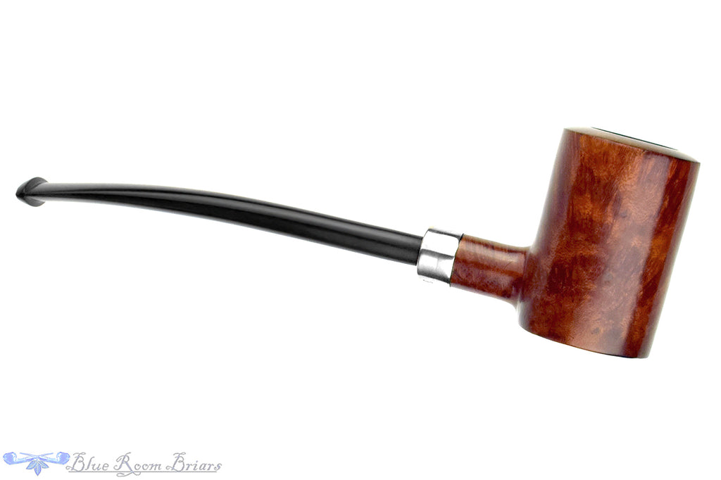 Blue Room Briars is proud to present this Peterson Poker with Nickel Estate Pipe with BRB Replacement Military Mount Stem
