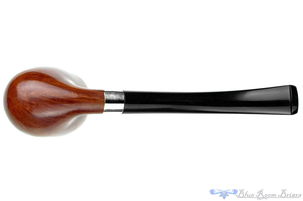 Blue Room Briar is proud to present this Jack Weinberger Bent Billiard Freehand with Plateau Estate Pipe with Silver Repair Band