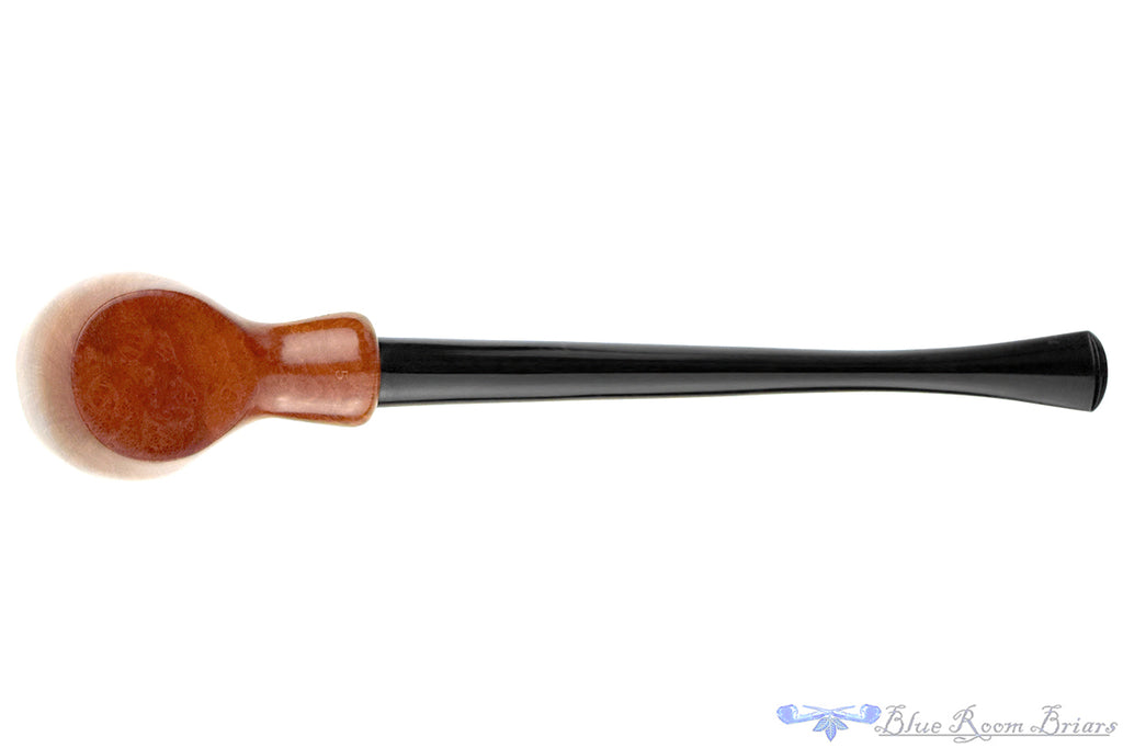 Blue Room Briars is proud to present this Jack Weinberger Bent Freehand Sitter with Plateau UNSMOKED Estate Pipe