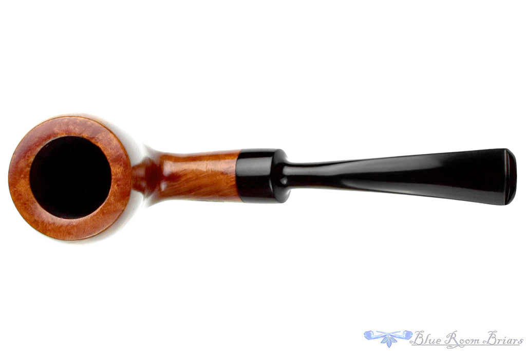 Blue Room Briars is proud to present this Shalom Freehand Bent Spot Carved Billiard UNSMOKED Estate Pipe