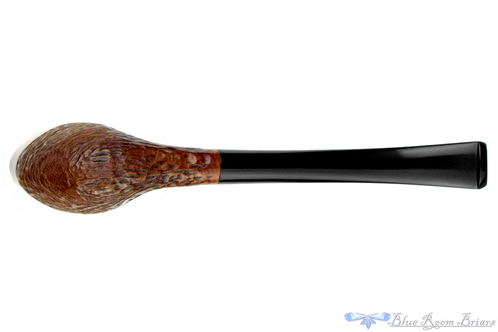 Blue Room Briars is proud to present this Jack Weinberger Bent Partial Rusticated Yachtsman Estate Pipe