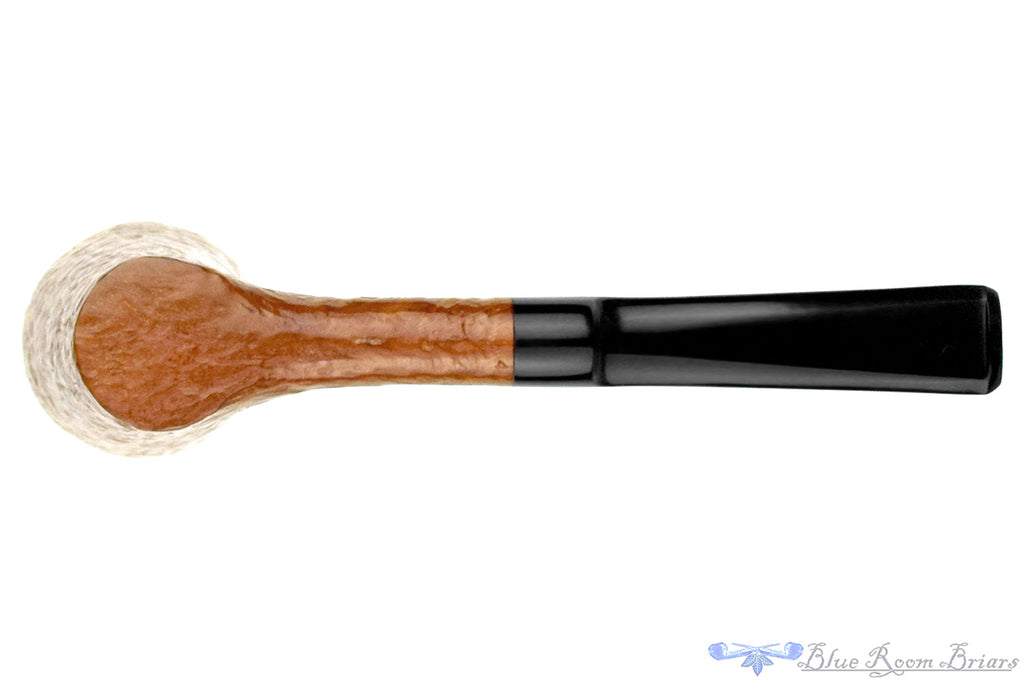 Blue Room Briars is proud to present this Jack Weinberger Handmade Rusticated Poker with Plateau UNSMOKED Estate Pipe