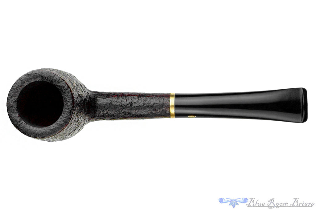 Blue Room Briars is proud to present this Stanwell DM (1993 Make) Sandblast Billiard with Brass Estate Pipe