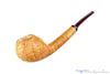 Blue Room Briars is proud to present this Chris Morgan Pipe Bent Sandblast Tomato with Brindle