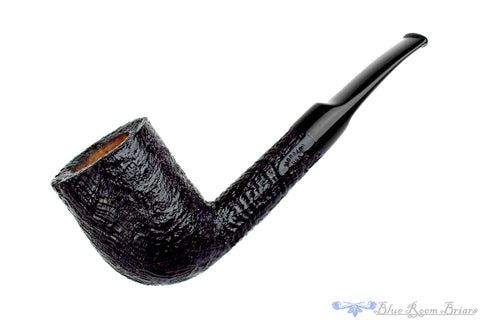 Bonsai Pipe by Tobias Höse Sandblast Rhodesian with Wood Ring