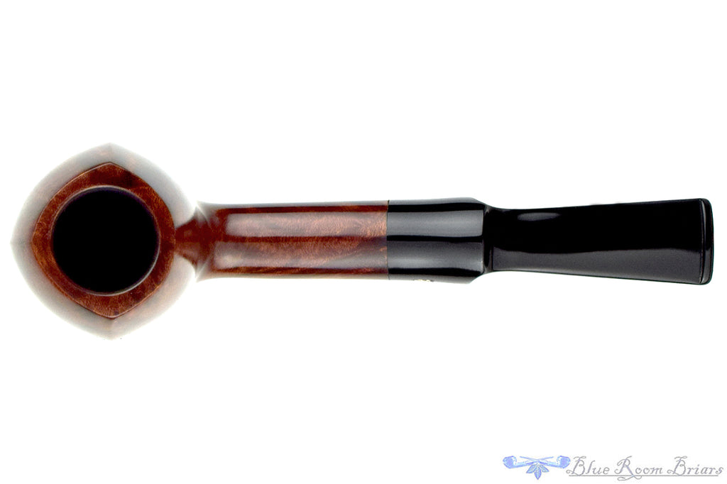 Blue Room Briars is proud to present this Danske Club (Stanwell) 407 Bent Paneled Egg (9mm Filter) Estate Pipe