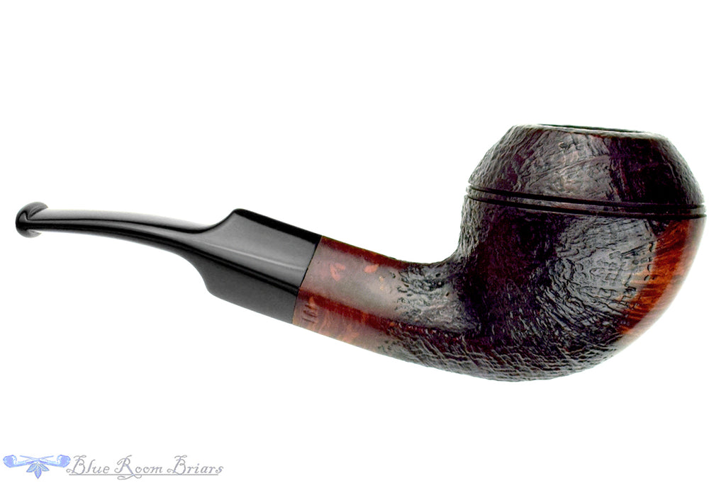 Blue Room Briars is proud to present this Stanwell Vario 191 Bent Partial Blast Bulldog Estate Pipe
