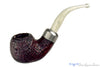 Blue Room Briars is proud to present this Peterson Christmas XL02 (2017 Make) Bent Sandblast Apple with Nickel Estate Pipe
