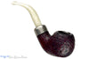 Blue Room Briars is proud to present this Peterson Christmas XL02 (2017 Make) Bent Sandblast Apple with Nickel Estate Pipe