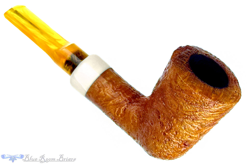 Blue Room Briar is proud to present this Neptune (BriarWorks) Sandblast Dublin with Acrylic Estate Pipe