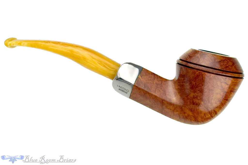 Blue Room Briars is proud to present this Peterson Kapp-Royal B5 Bent Bulldog with Silver and Fishtail Estate Pipe