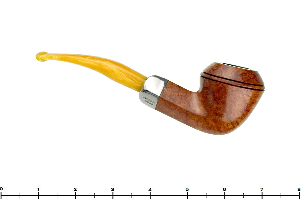 Blue Room Briars is proud to present this Peterson Kapp-Royal B5 Bent Bulldog with Silver and Fishtail Estate Pipe