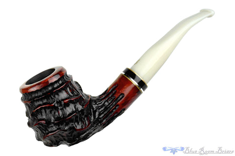 Baronet Bruyere 30 Rusticated Poker Estate Pipe