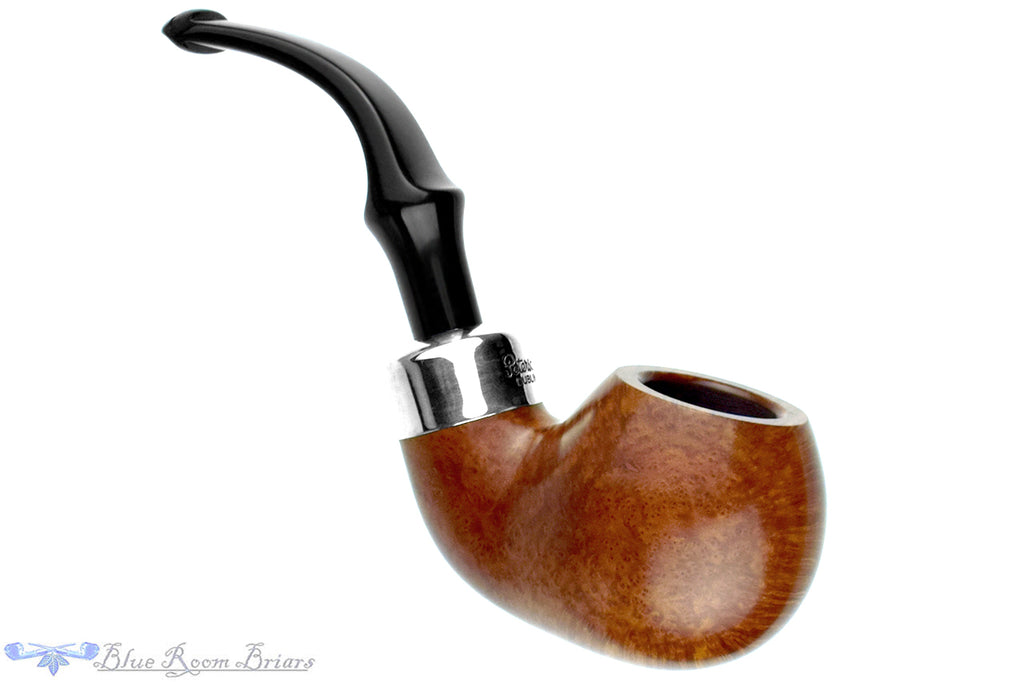 Blue Room Briars is proud to present this Peterson Premier 302 (1994 Make) Bent Apple with Silver and P-Lip Estate Pipe