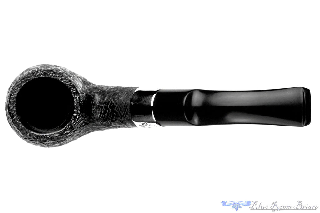 Blue Room Briar is proud to present this Peterson Dublin Edition 69 Bent Sandblast Billiard with Nickel and Fishtail Estate Pipe