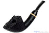 Blue Room Briars is proud to present this Bill Shslosky Pipe 812 Bent Black Blast Fan Dublin with Pyinma Burl and Plateau