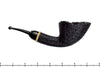 Blue Room Briars is proud to present this Bill Shslosky Pipe 812 Bent Black Blast Fan Dublin with Pyinma Burl and Plateau