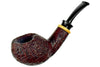 Blue Room Briars is proud to present this Bill Shalosky Pipe 809 Bent Sandblast Tomato with Boxwood