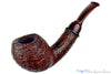Blue Room Briars is proud to present this Bill Shalosky Pipe 808 Bent Sandblast Egg with Gaboon Ebony and Brindle