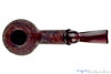 Blue Room Briars is proud to present this Bill Shalosky Pipe 808 Bent Sandblast Egg with Gaboon Ebony and Brindle
