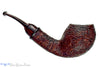 Blue Room Briars is proud to present this Bill Shalosky Pipe 808 Bent Sandblast Egg with Gaboon Ebony and Brindle