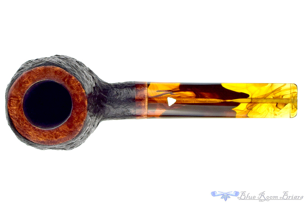 Blue Room Briars is proud to present this Bonfiglioli Black Angus Chicagoland (2022 Make) Sandblast Billiard Estate Pipe