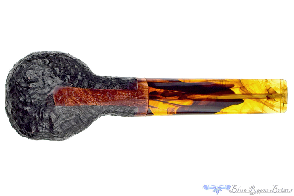Blue Room Briars is proud to present this Bonfiglioli Black Angus Chicagoland (2022 Make) Sandblast Billiard Estate Pipe