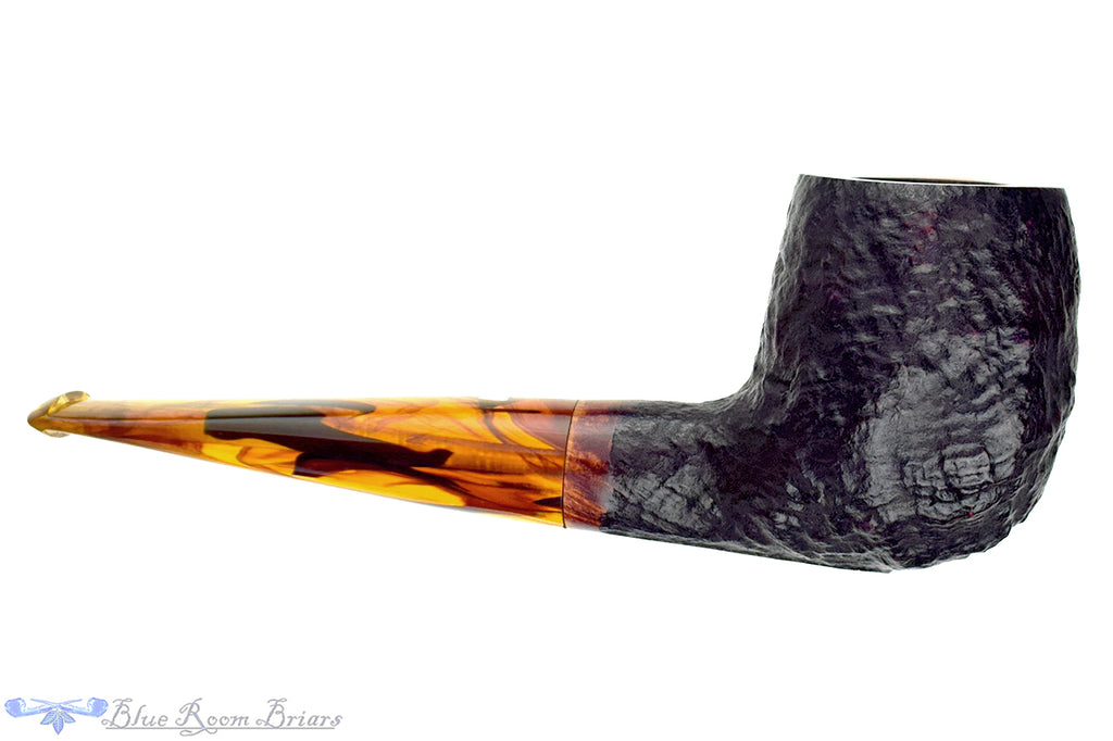 Blue Room Briars is proud to present this Bonfiglioli Black Angus Chicagoland (2022 Make) Sandblast Billiard Estate Pipe