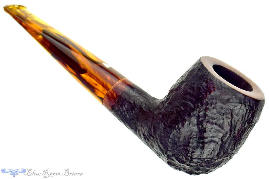 Blue Room Briars is proud to present this Bonfiglioli Black Angus Chicagoland (2022 Make) Sandblast Billiard Estate Pipe