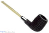 Yorgos Mitakidis Pipe 4725 Sandblast Morta Billiard with Silver and Military Mount