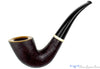 Blue Room Briars is proud to present this Charl Goussard Pipe Sandblast Bent Horn with Ivorite