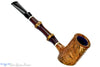 Blue Room Briars is proud to present this Charl Goussard Pipe Poker Sitter with Dark Bamboo